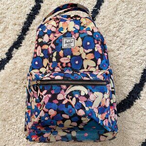 HERSHEL SUPPLY CO. MID-VOLUME NOVA BACKPACK FLORAL DESIGN